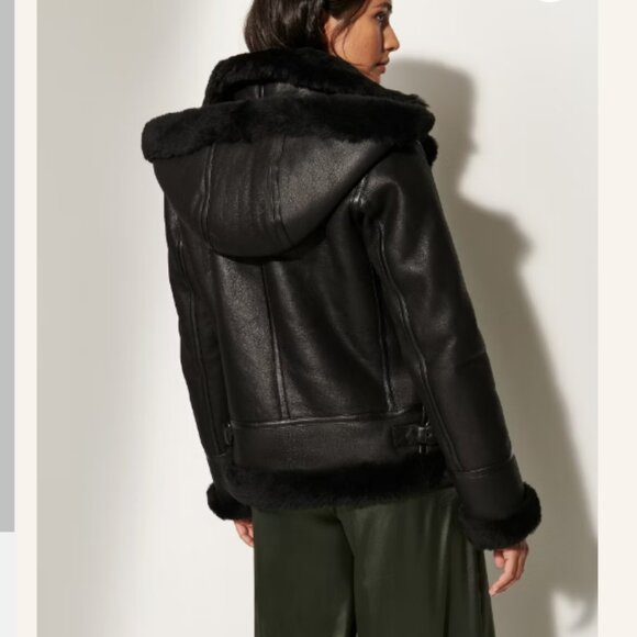 Jane Sheepskin B-3 Bomber Jacket - Picture 7 of 11